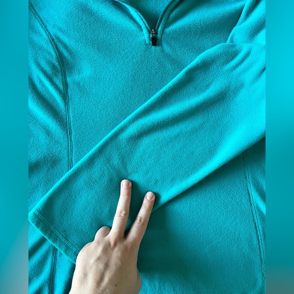 Blue Eddie Bauer Fleece Sweater - Picture 7 of 7